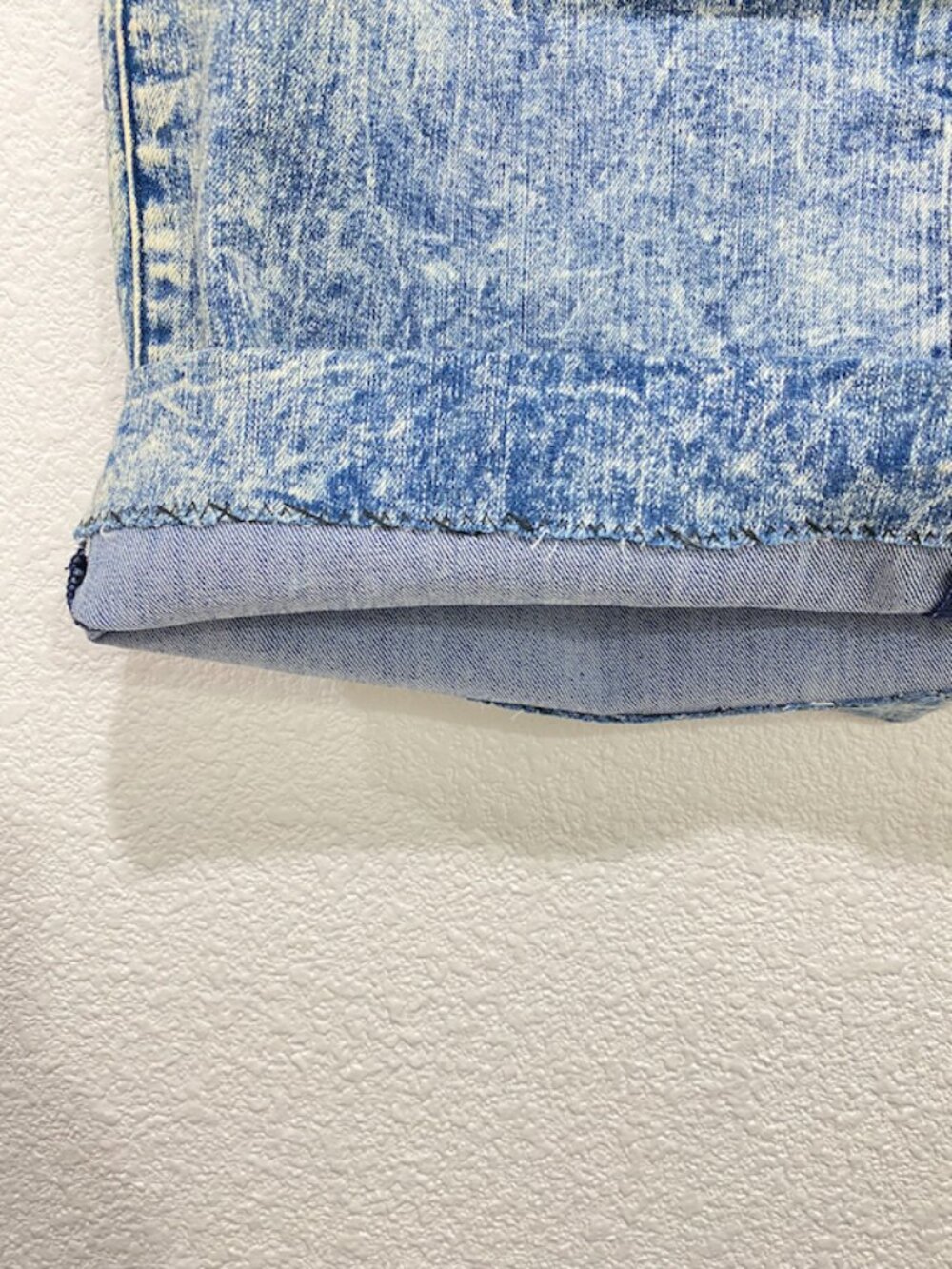 Encore Jeans Skirt Pencil Acid Wash Blue Size L - Picture 6 of 8